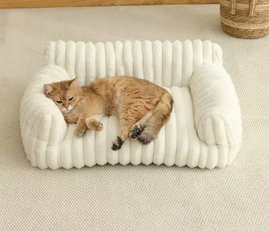 Luxury Cat Bed Sofa – Soft & Cozy Lounge for Your Feline
