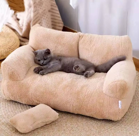 Luxury Cat Bed Sofa – Soft & Cozy Lounge for Your Feline