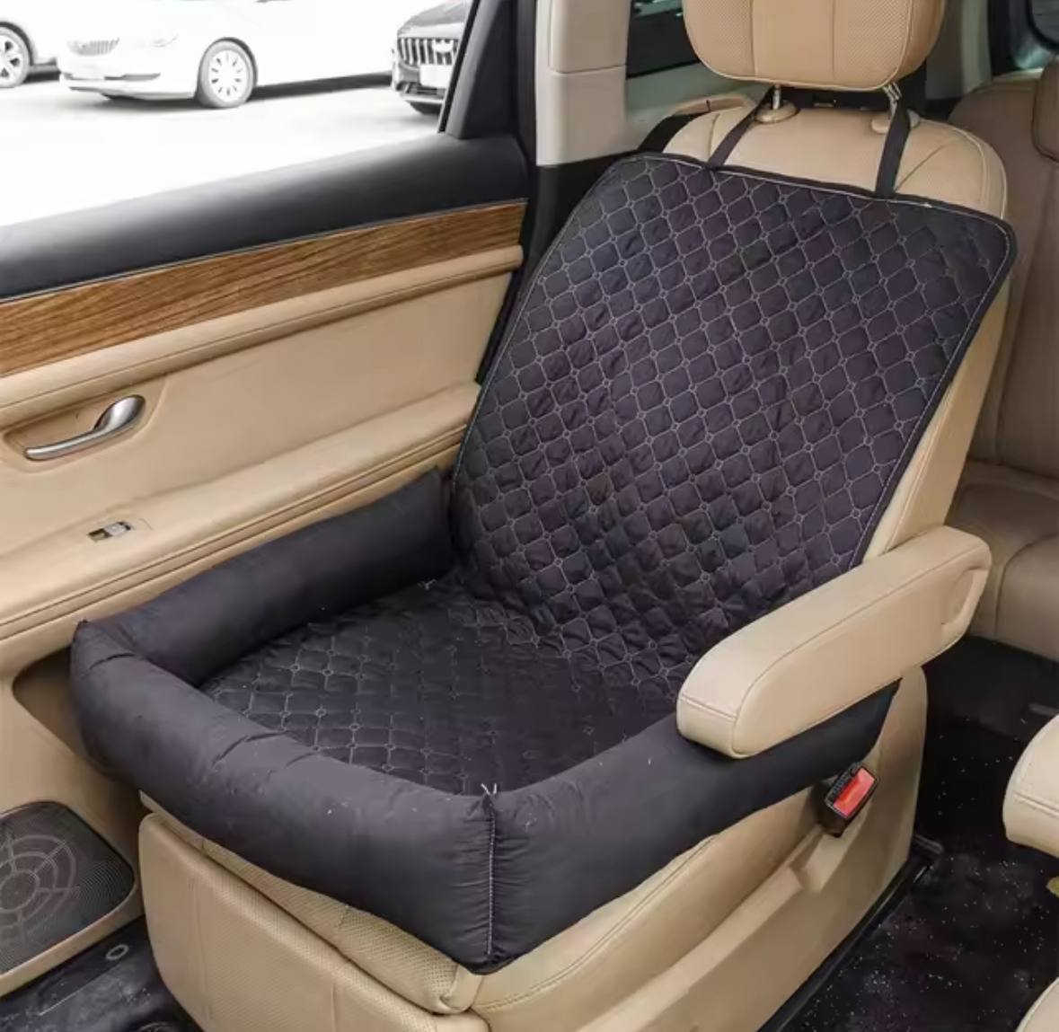 Premium Waterproof Dog Car Seat Cover – Scratch-Proof & Non-Slip Protection