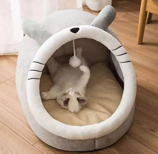 Cozy Cat House Bed – Warm & Private Hideaway for Your Cat