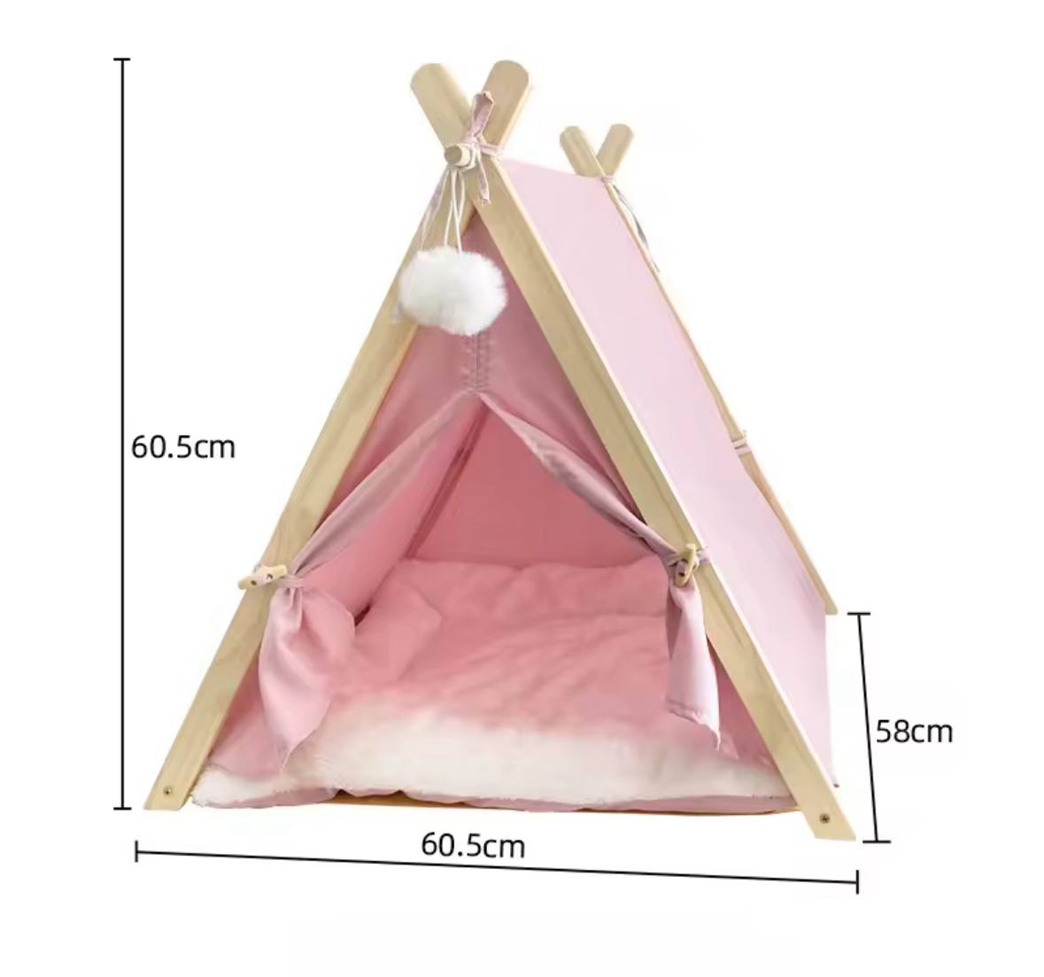 Cozy Indoor Pet Tent – Soft & Stylish Hideaway for Dogs and Cats