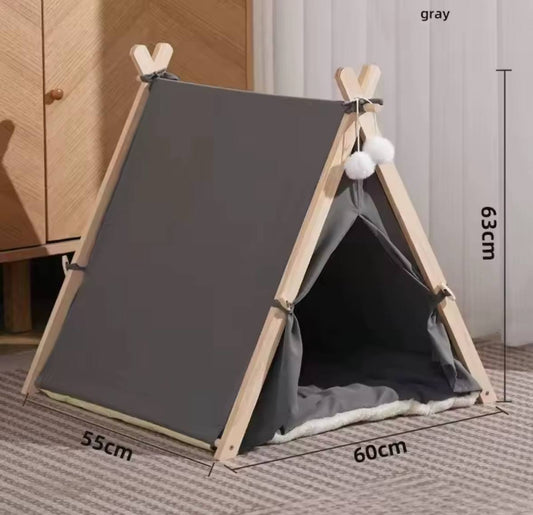 Cozy Indoor Pet Tent – Soft & Stylish Hideaway for Dogs and Cats
