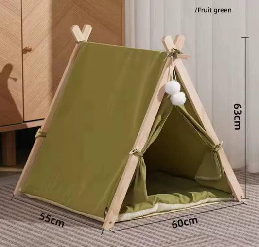 Cozy Indoor Pet Tent – Soft & Stylish Hideaway for Dogs and Cats