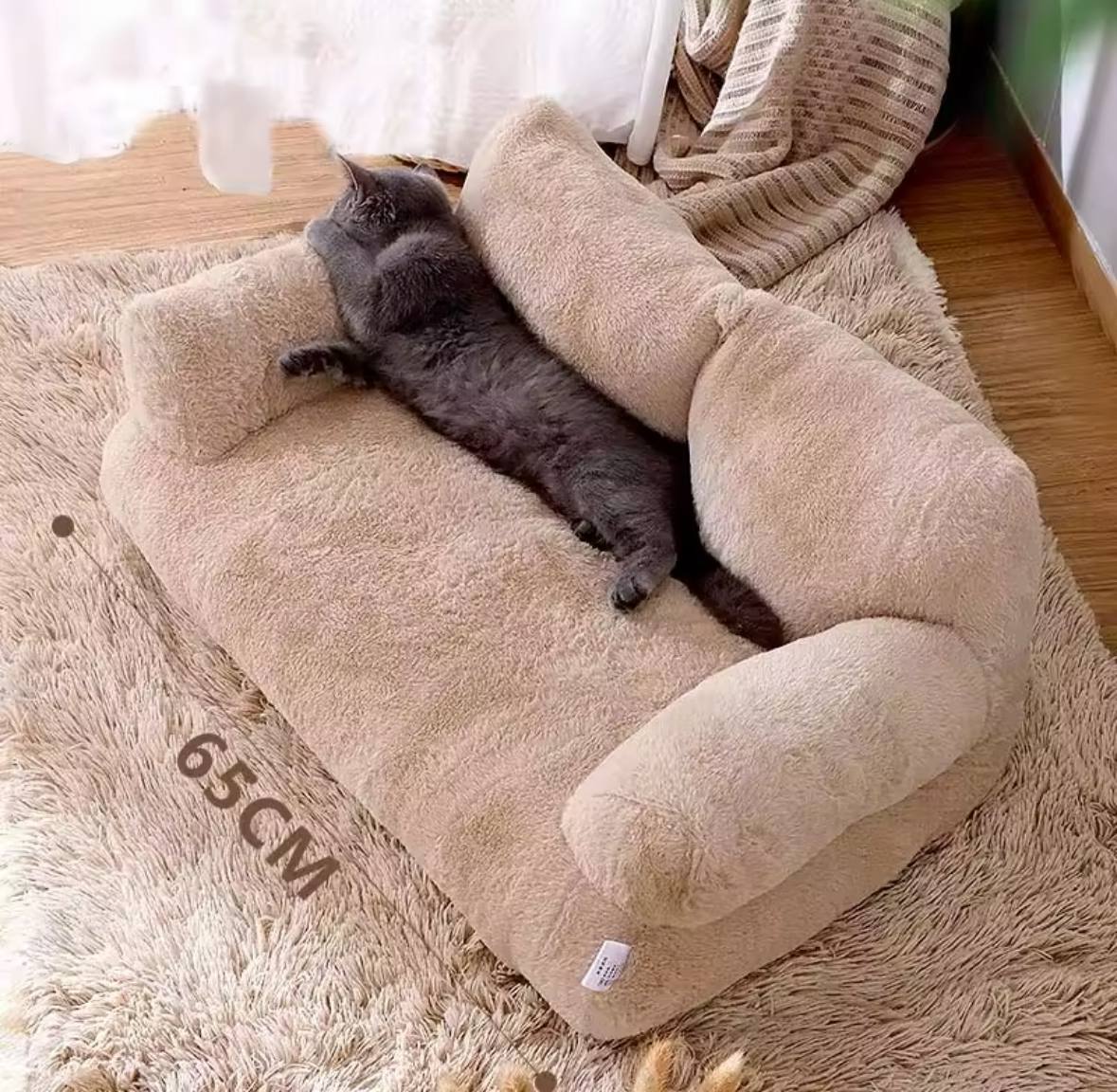 Luxury Cat Bed Sofa – Soft & Cozy Lounge for Your Feline